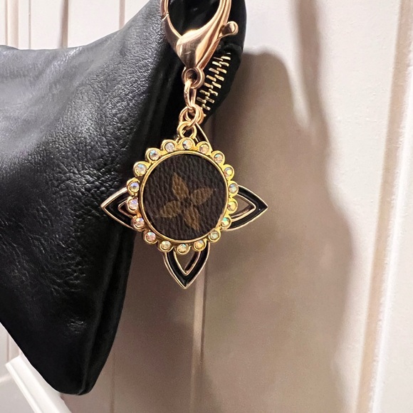 Upcycled LV Purse Charm - Picture 3 of 5